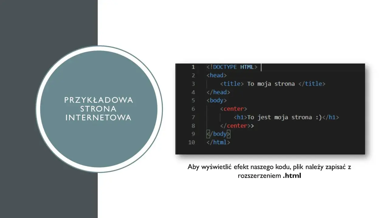 HTML w Notatniku: Zrób stronę i podstronę od zera!