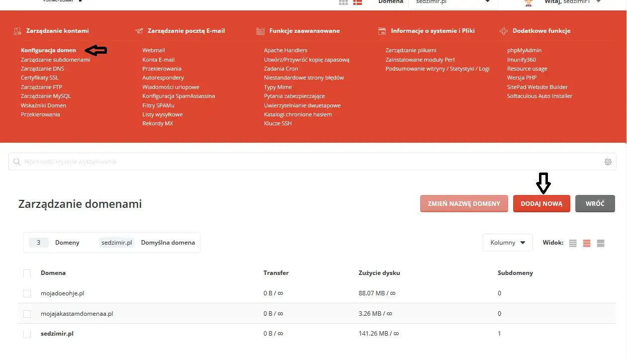Domena, Strona WWW, Hosting: Adres, dom, działka proste wyjaśnienie