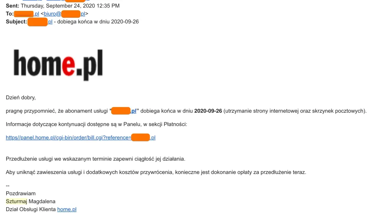 Domena home.pl: Co dalej? Strona, poczta, SSL krok po kroku