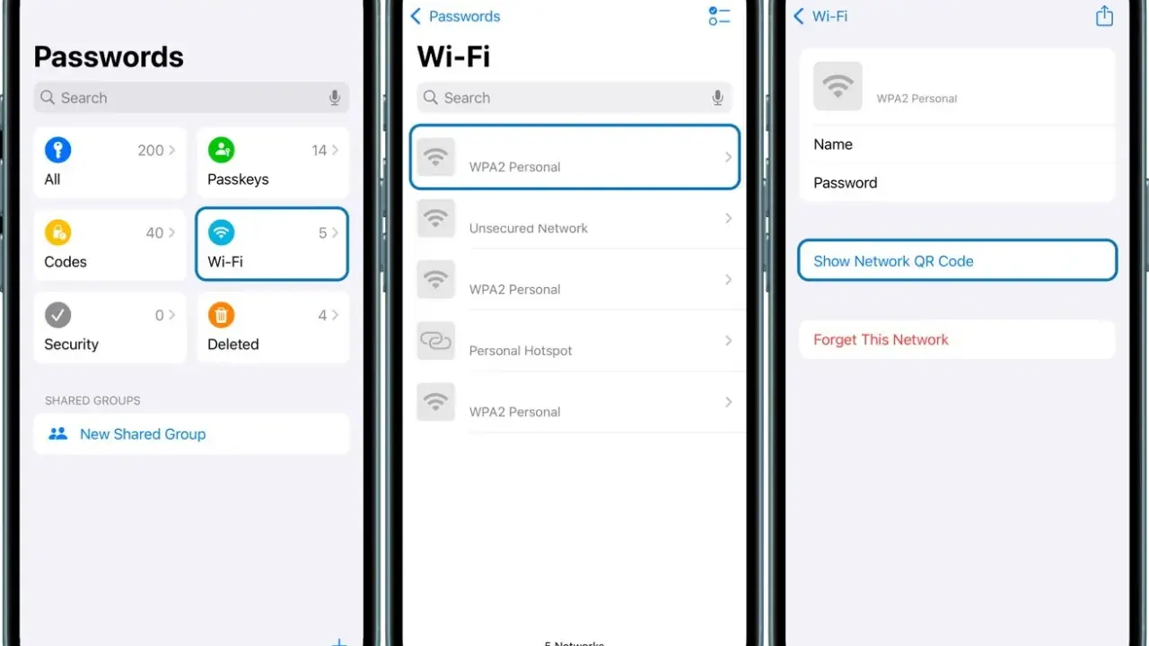 iPhone: Sprawdź hasło WiFi w 3 krokach! iOS 16 i starsze