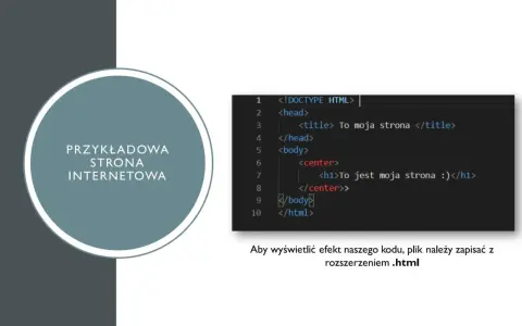 HTML w Notatniku: Zrób stronę i podstronę od zera!