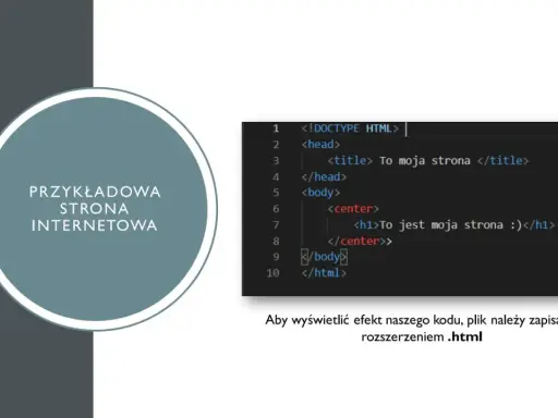 HTML w Notatniku: Zrób stronę i podstronę od zera!