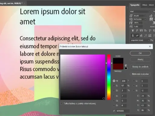 Jak zmienić kolor tekstu HTML? CSS, WCAG i 3 metody