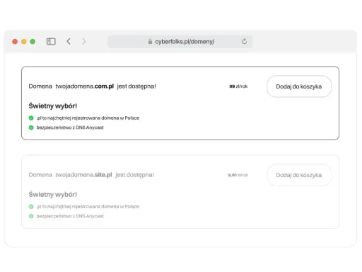 Dostępność domeny: Sprawdź, zarejestruj lub przejmij!
