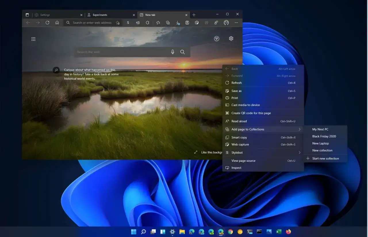 Microsoft Edge integracja z Windows
