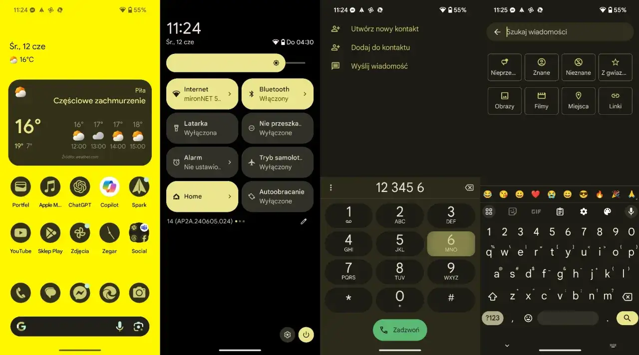Ikona ustawień Androida i iOS