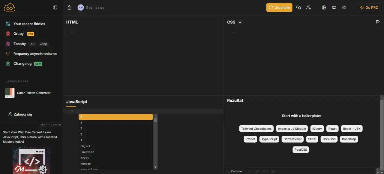 darmowe edytory kodu html dla początkujących