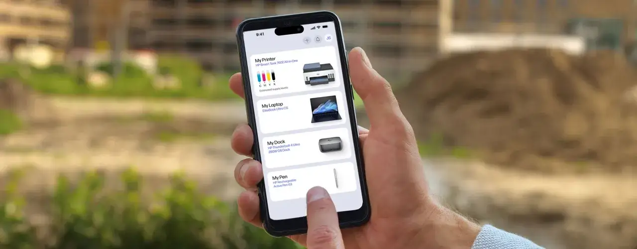 aplikacja HP Smart na smartfonie dodawanie drukarki