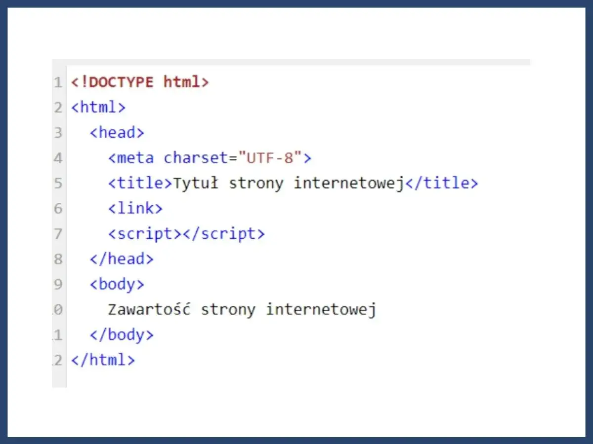 podstawowe tagi html przykłady