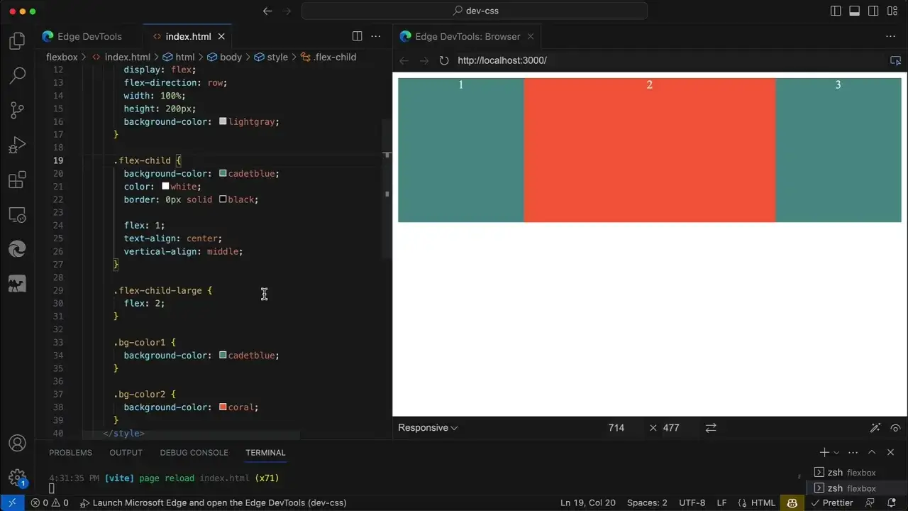 CSS Flexbox centrowanie obrazu